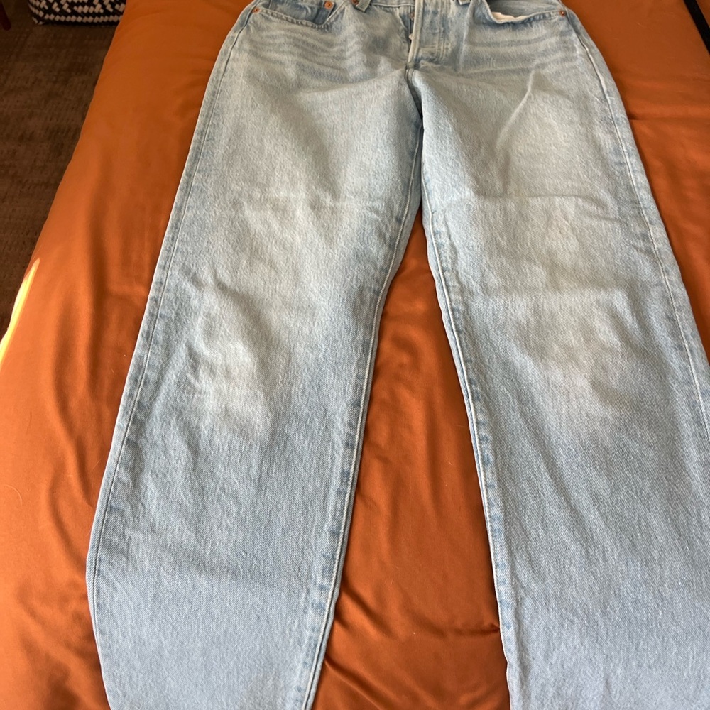 Signature by Levi Strauss Light Blue Straight Leg Jeans